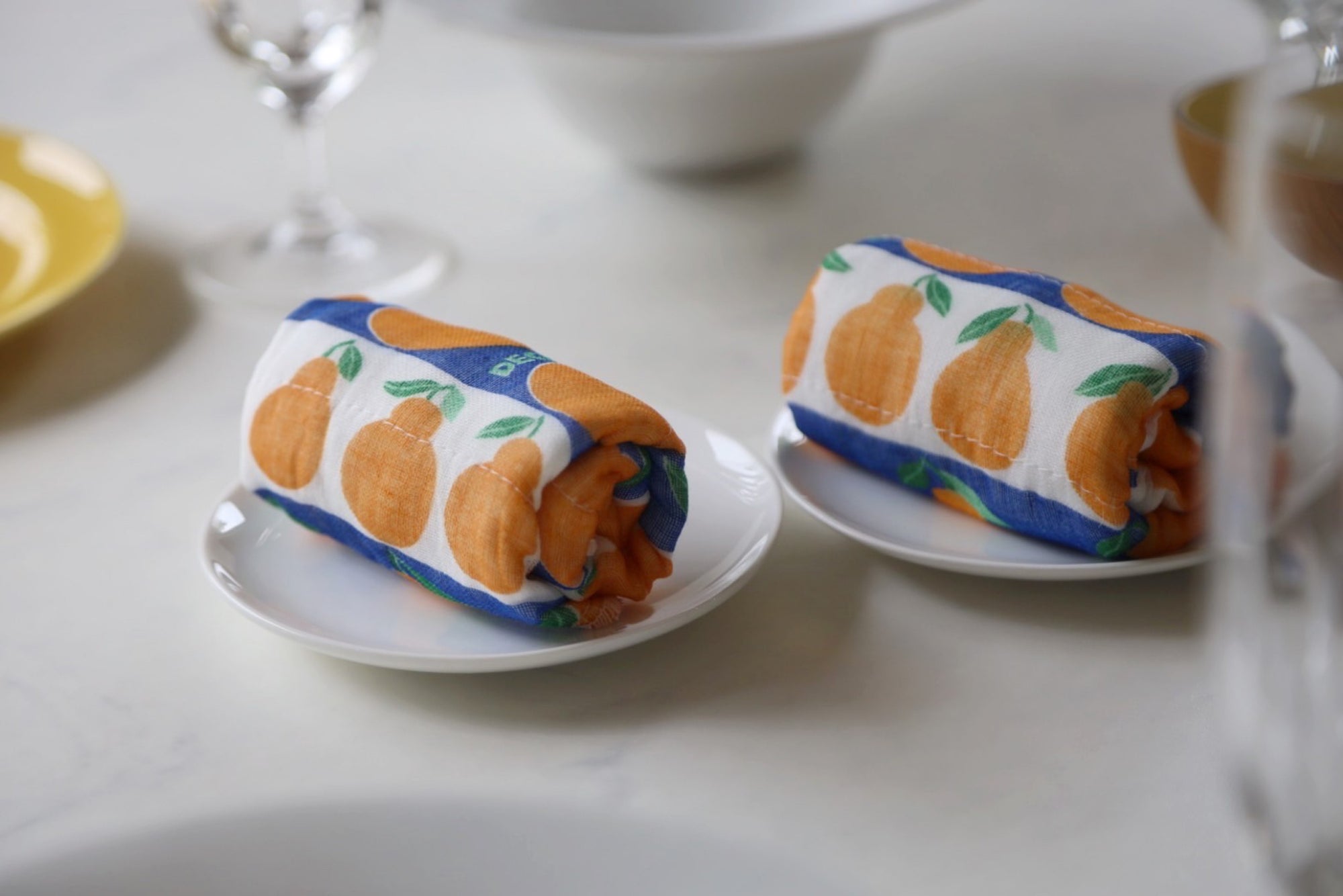 Shirayuki Japanese Fine Mesh Kitchen Cloth - Dekopon Fruit