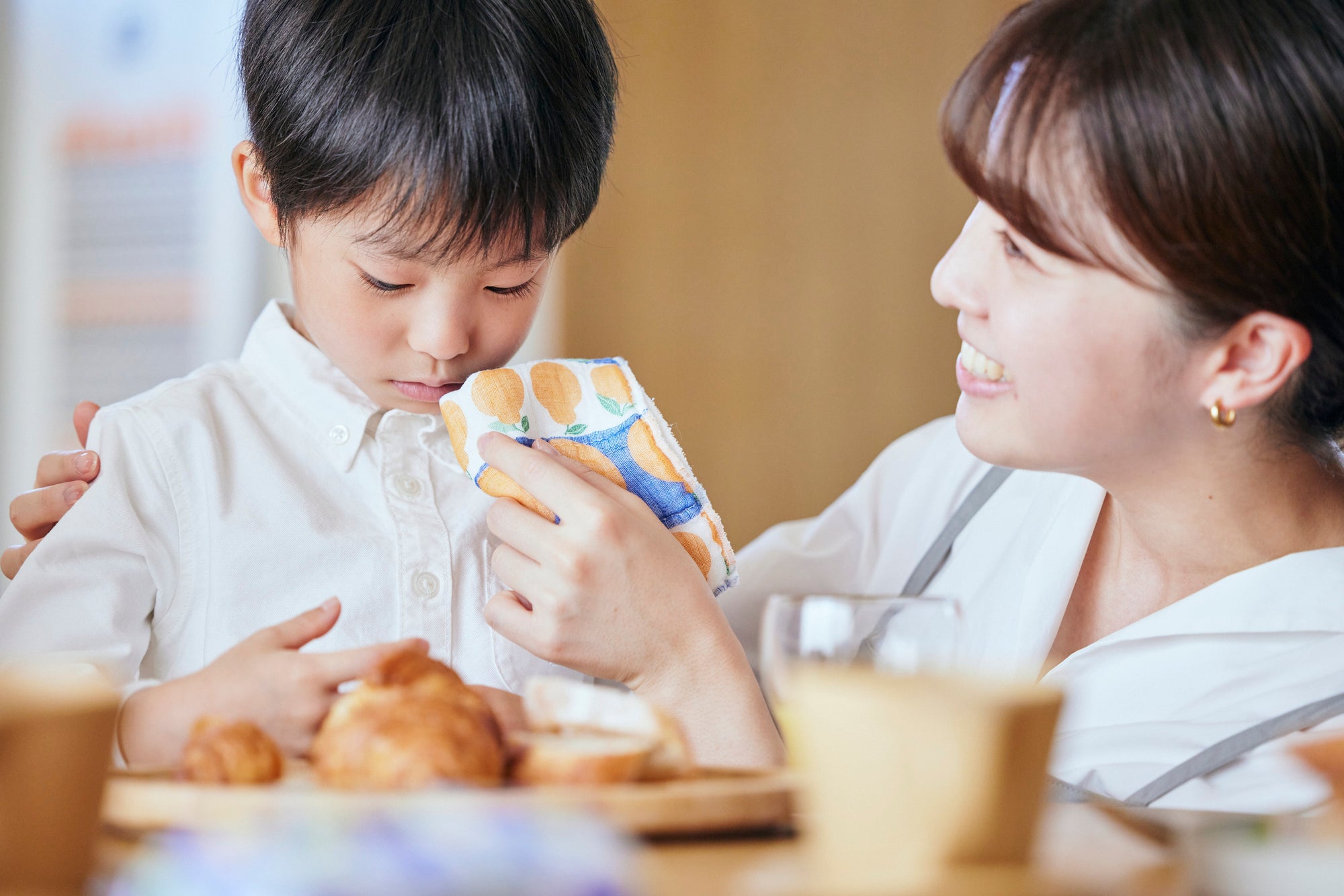 Shirayuki Japanese Fine Mesh Kitchen Cloth - Dekopon Fruit