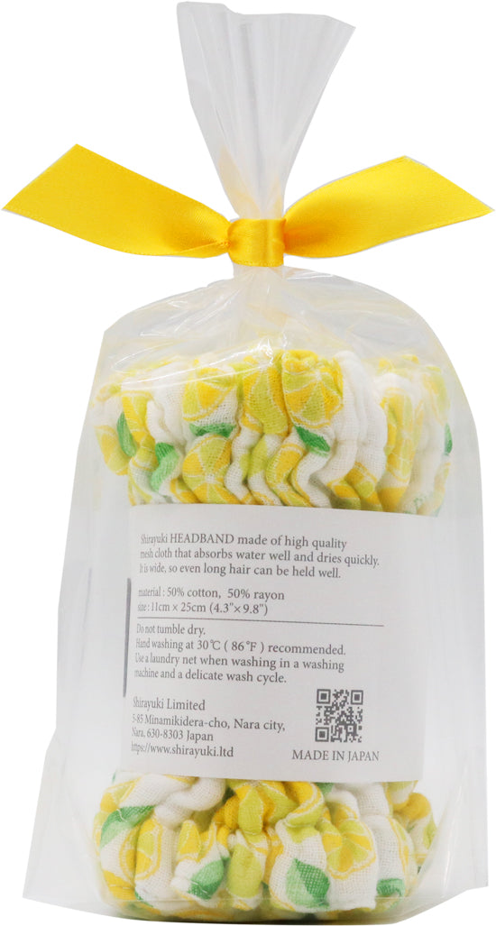 Shirayuki Japanese Headband - Lemon