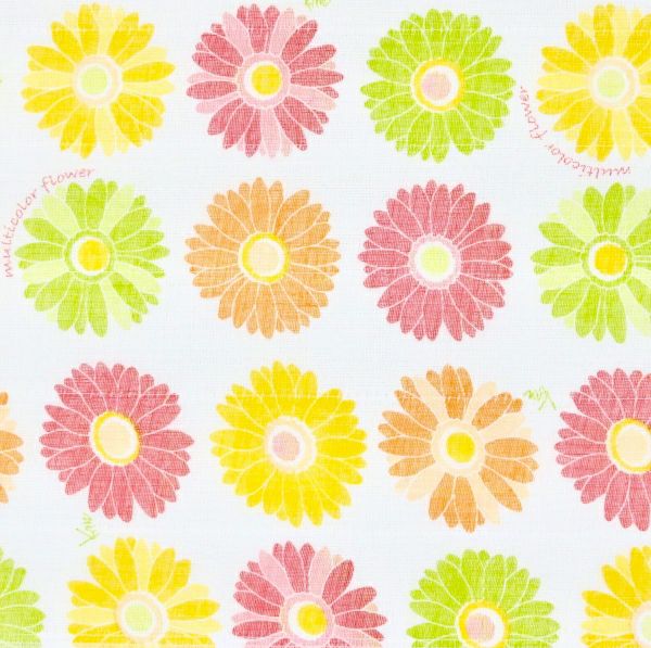Shirayuki Japanese Tea Towel - Gerbera Flower