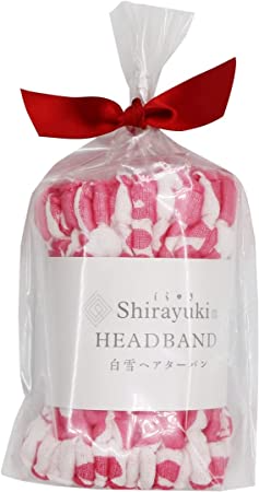 Shirayuki Japanese Headband - Snow White Red