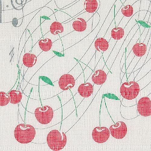Shirayuki Japanese Fine Mesh Kitchen Cloth - Red, Melody of Cherry