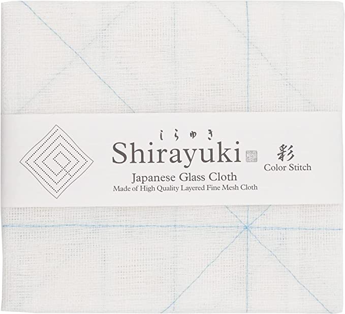 Shirayuki Japanese Glass Cloth - Light Blue