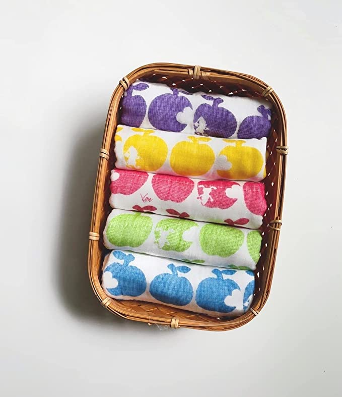 Shirayuki Japanese Fine Mesh Kitchen Cloth - Blue Snow White