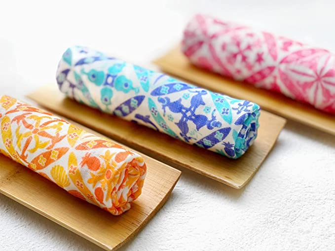 Shirayuki Japanese Fine Mesh Kitchen Cloth - Mango Hawaiian