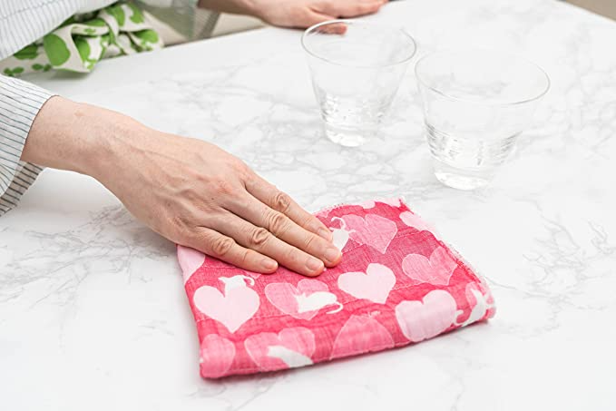 Shirayuki Japanese Fine Mesh Kitchen Cloth - Cherry Cat