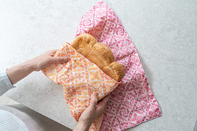 Shirayuki Japanese Tea Towel - Mango & Hibiscus Hawaiian