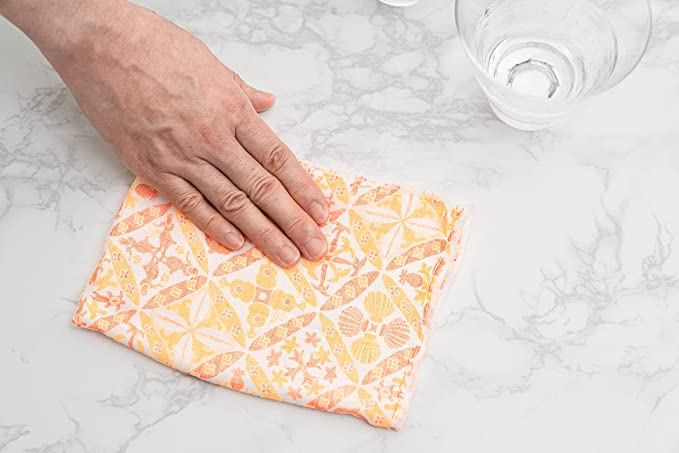 Shirayuki Japanese Fine Mesh Kitchen Cloth - Mango Hawaiian