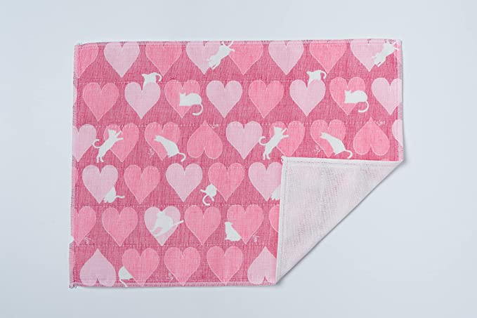 Shirayuki Japanese Fine Mesh Kitchen Cloth - Cherry Cat