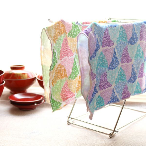 ★Limited Edition: Pine-Bamboo-Plum "The 3 Friends of Winter" Kitchen Cloth 2-Pack★