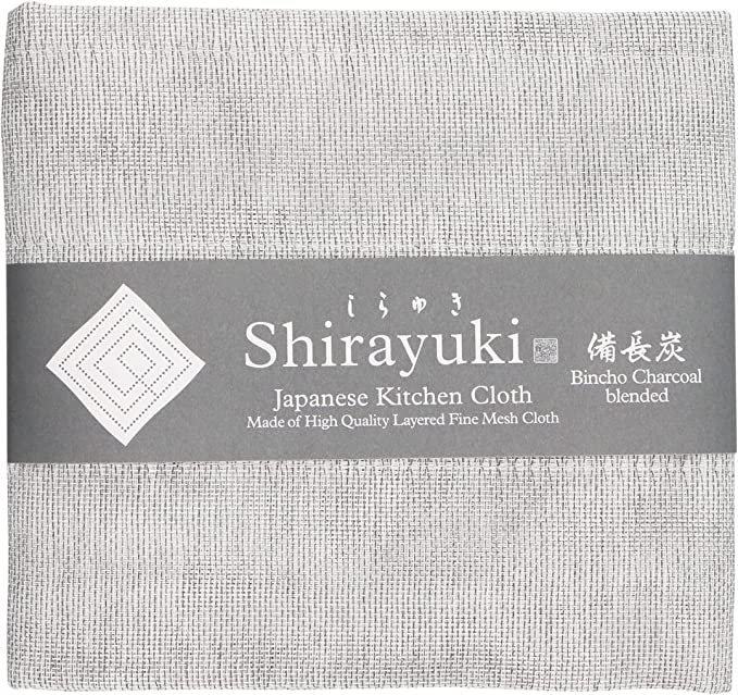Shirayuki Bincho Charcoal Blend Japanese Kitchen Cloth - Made in Japan