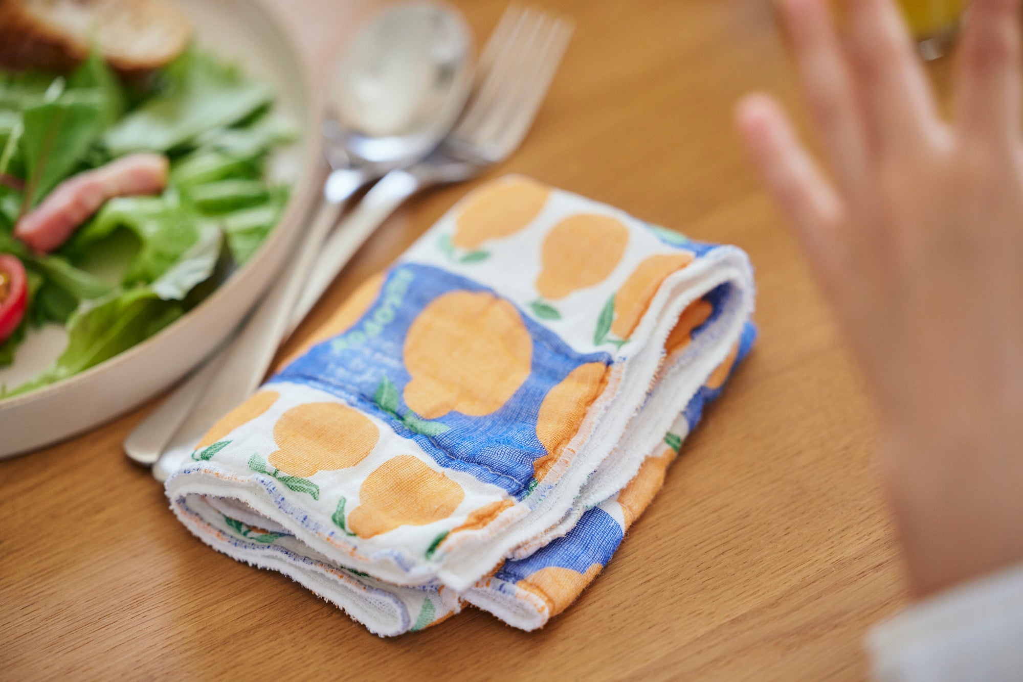 Shirayuki Japanese Fine Mesh Kitchen Cloth - Decopon Fruit