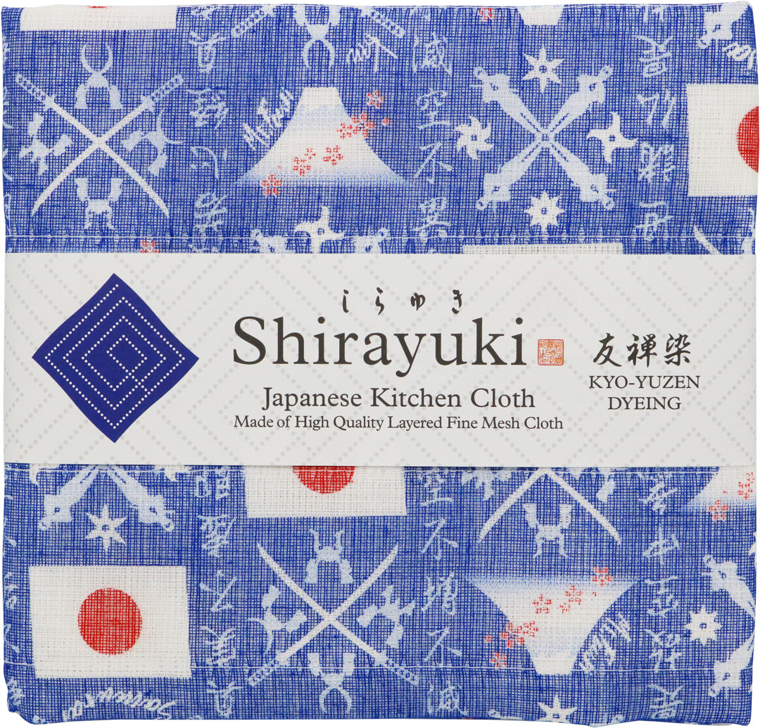 Shirayuki Japanese Fine Mesh Kitchen Cloth - Limited 'Japan' Design
