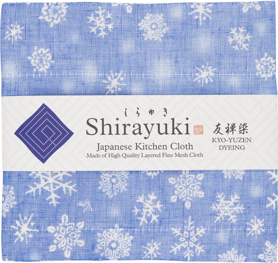Shirayuki Japanese Fine Mesh Kitchen Cloth - Blue Snow Queen