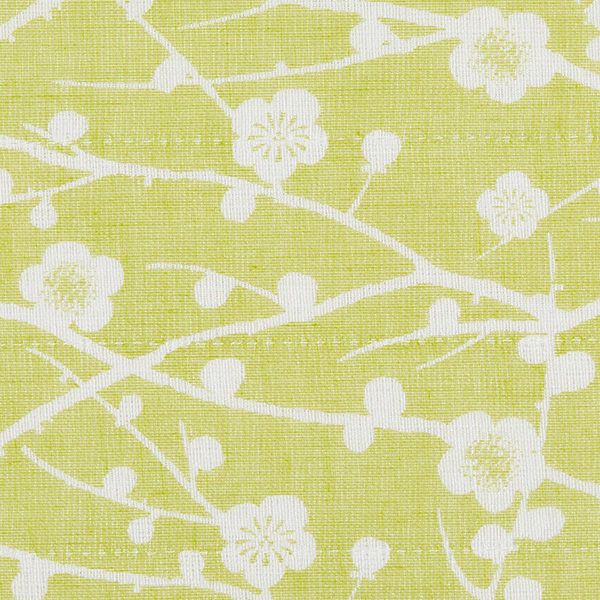 Shirayuki Japanese Fine Mesh Kitchen Cloth - Lime Green Plum Tree