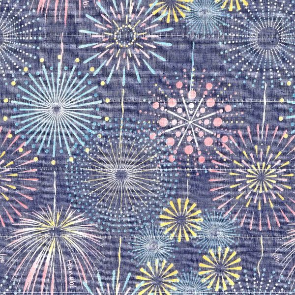 Shirayuki Japanese Fine Mesh Kitchen Cloth - Fireworks (Hanabi)