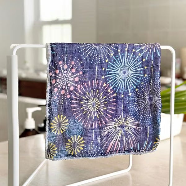 Shirayuki Japanese Fine Mesh Kitchen Cloth - Fireworks (Hanabi)