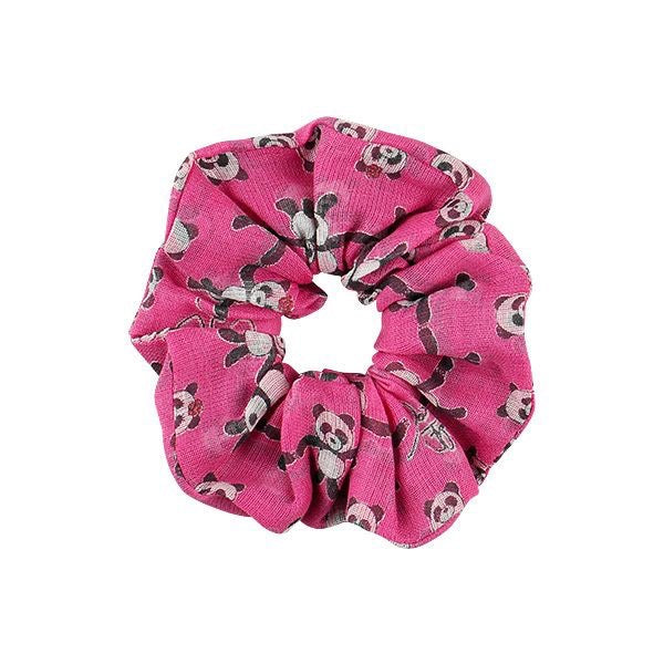 Shirayuki Japanese Hair Scrunchie - Pink, Happy Panda