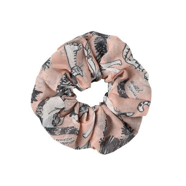 Shirayuki Japanese Hair Scrunchie - Beige, Meow Meow