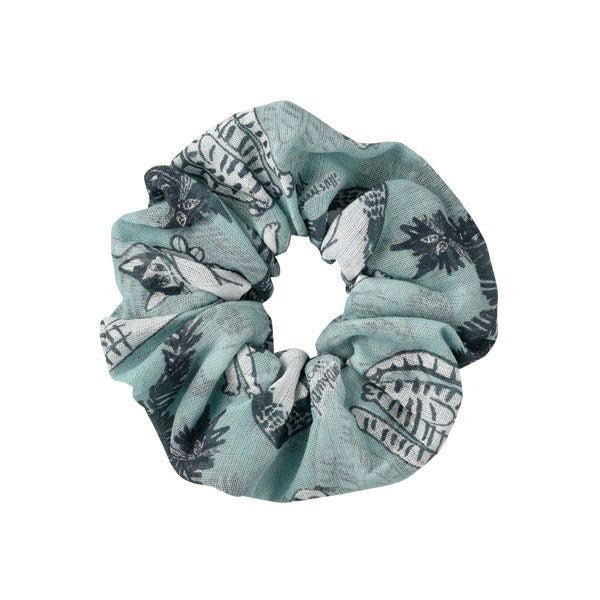 Shirayuki Japanese Hair Scrunchie - Blue, Meow Meow