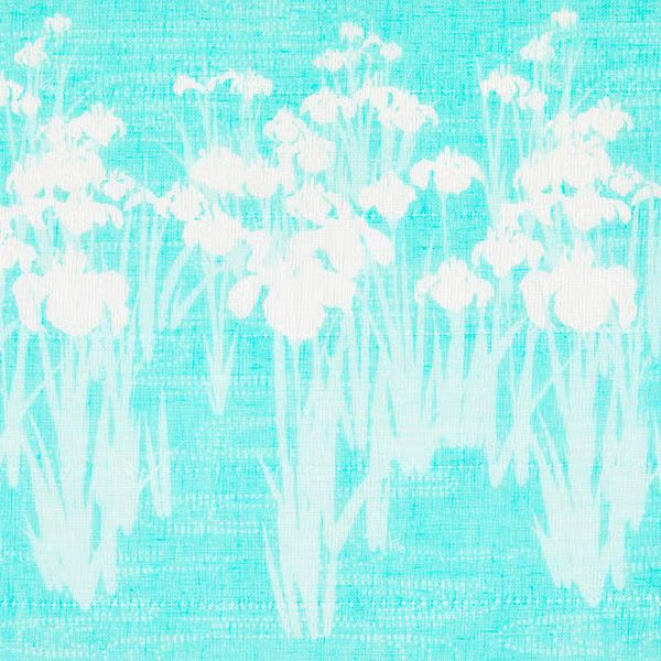 Shirayuki Japanese Fine Mesh Kitchen Cloth - Japanese Iris, Mint