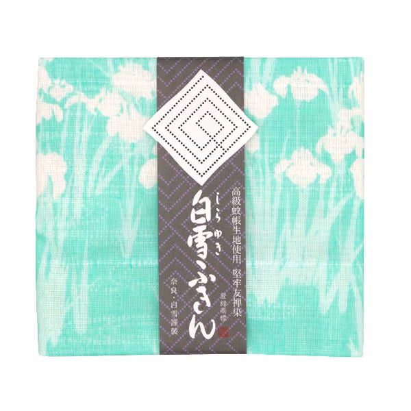 Shirayuki Japanese Fine Mesh Kitchen Cloth - Japanese Iris, Mint