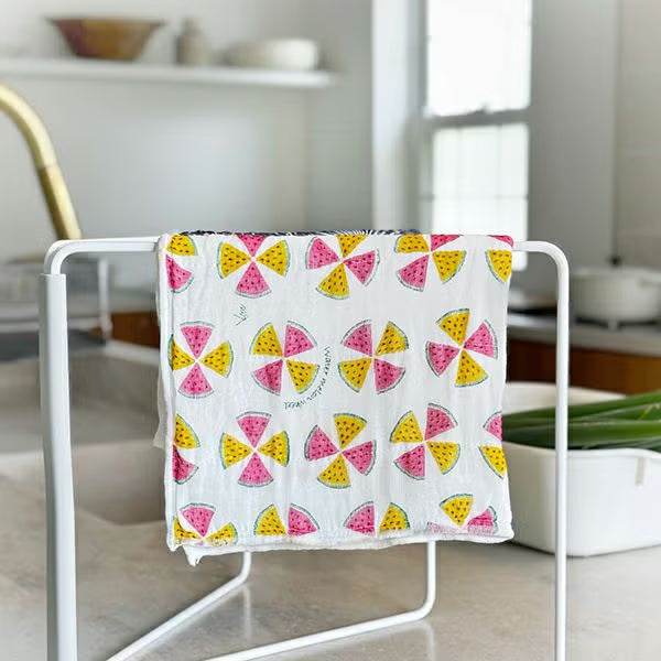 Shirayuki Japanese Fine Mesh Kitchen Cloth - Watermelons (Suika)