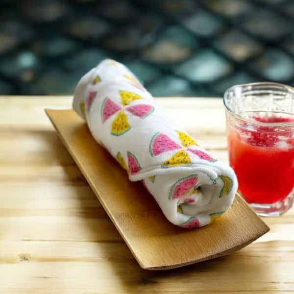 Shirayuki Japanese Fine Mesh Kitchen Cloth - Watermelons (Suika)