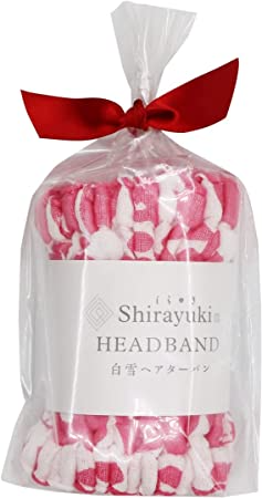 Shirayuki Japanese Headband.(Snow White Red)