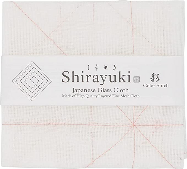 Shirayuki Japanese Glass Cloth(Pink)