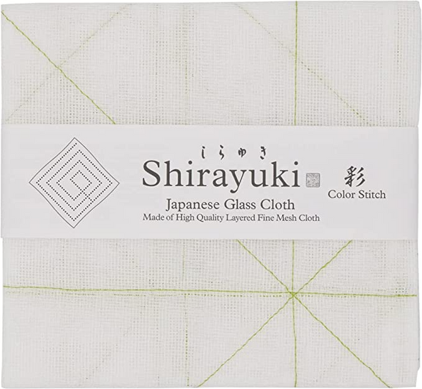 Shirayuki Japanese Glass Cloth(Green)