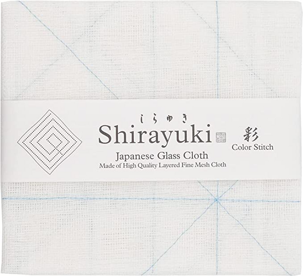 Shirayuki Japanese Glass Cloth(Light Blue)