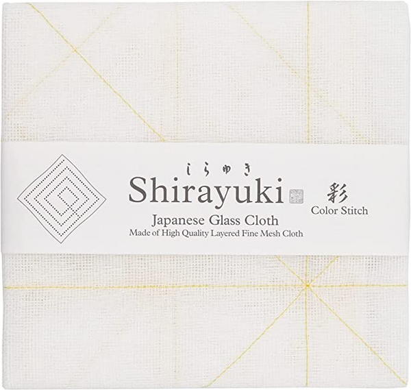 Shirayuki Japanese Glass Cloth(Yellow)