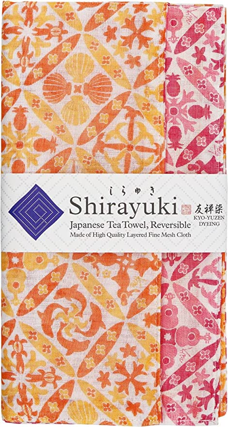 Shirayuki Japanese Tea Towel(Mango & Hibiscus, Hawaian)