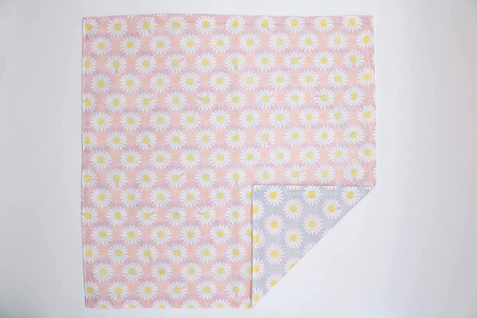 Shirayuki Japanese Tea Towel - Pink & Gray Margaret