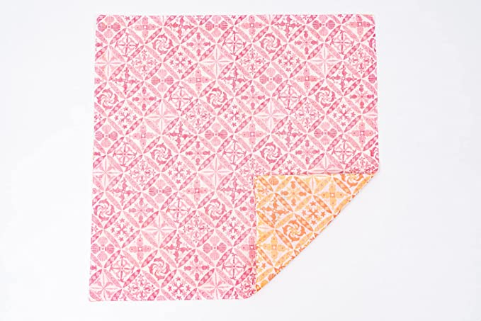 Shirayuki Japanese Tea Towel - Mango & Hibiscus Hawaiian