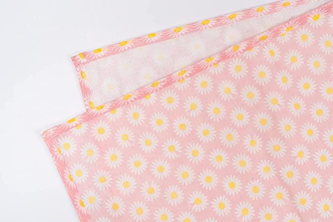 Shirayuki Japanese Bath Towel(Pink, Margaret flower)